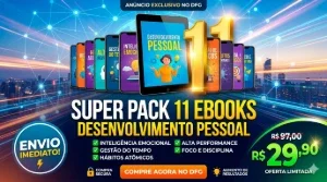 Pack 11 eBooks Desenvolvimento Pessoal