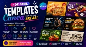 Pack 4 Mil Templates Canva