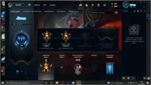 CONTA GOLD LEAGUE OF LEGENDS