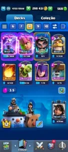 conta clash royale