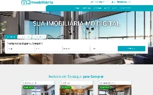 Site Completo c/ Painel Imobiliárias Corretores Instalado