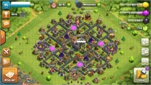 CLASH OF CLANS CV 9 LVL 95