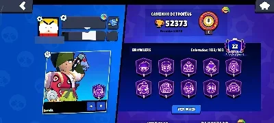 [ Unica 2019 ] Conta Brawl Stars - 50K De Troféus