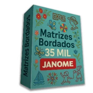 Matrizes Bordados 35 Mil - Janome - Jef Selecionados
