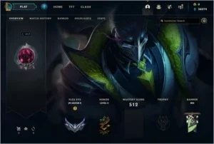 Conta League of Legends MMR Diamante