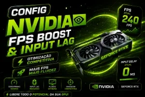 🔥 Config Nvidia Insana | Input Lag + Fps Boost ⚡