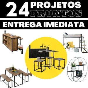 Móveis Industriais - Apostila Pdf Digital Para 24 Projetos
