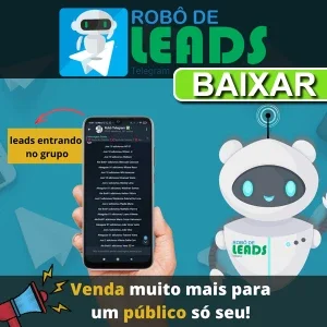 💥Robô de Leads Teleg, Add membros nos grupos