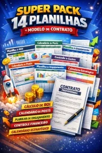 14 Planilha De Marketing Digital + Modelo De Contrato