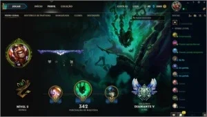 Conta LoL Diamante Solo&Flex+133Campeões +98Skins +144Ícones