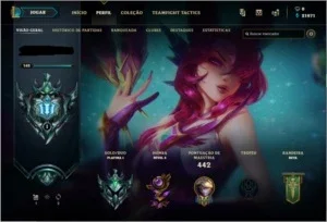 Conta de lol platina 1