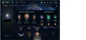 Conta de lol 92 skins