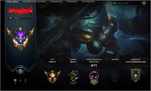 conta lol lvl 381