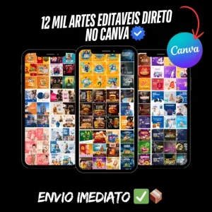 Canva 12 mil artes editáveis