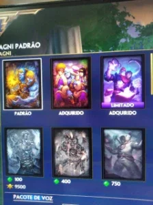 Conta Smite 116 skins Com god pack PC
