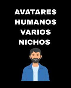 Pack de Avatares Humanos Animados para Canais Dark | Vídeos
