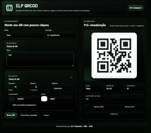 Script Gerador de QRCODE