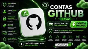 💻 Conta Github Nova | Criada Com Proxy | Envio Rápido💛