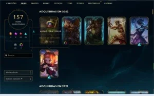 Conta de League of Legends