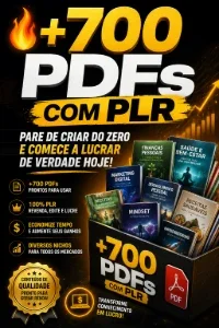 🔥+700 PDFs com PLR: Pare de Criar do Zero e Comece a Lucrar