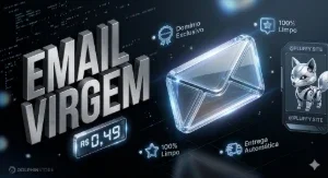 📧 Email Virgem 🔥 | Pronto Para Uso + Entrega Auto