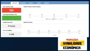Planilha Viabilidade Econômica