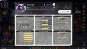 Conta 7 Knights Rebirth KyleT6 TeoT6 EileeneT6 Challenger