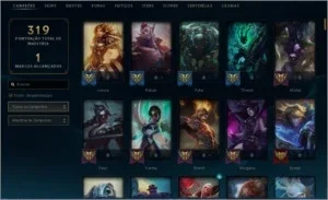 Conta Lol 99 champ, 86 skins, parei de jogar tem muito tempo