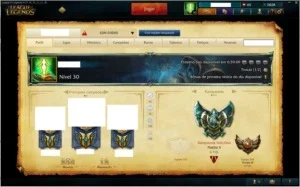 CONTA LOL - PLAT V - 32 SKINS - 7 PAGE RUNES