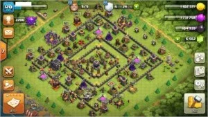 Vendo minha conta Clash of clãs cv9 full com 6.562 gemas