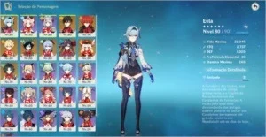 Sell account ar55,8 five-star characters,4 five-star weapon