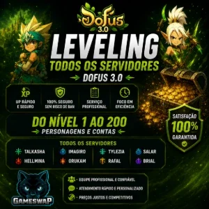 TALKASHA e Leveling Dofus 3.0 TODOS SERVIDORES / UP DE CONTA