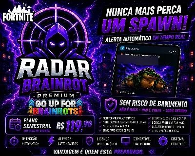 Radar Brainrot | GOUP Fortnite | Tempo Real - Semestral
