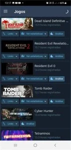 Vendo conta steam com 34 Jogos, mais de 500 reais em jogos