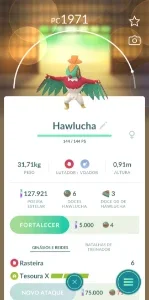 Capture Hawlucha - Pokemon GO