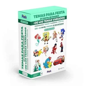 60 mil Temas para Festas + 400 Temas em Alta Resolução