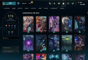Conta Lol e Valorant com muitas skins