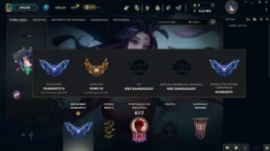 Conta Diamante 2 com Todos os Campeões e 210 Skins