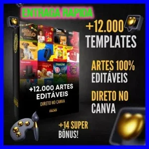 +12 Mil Posts Prontos Canva!