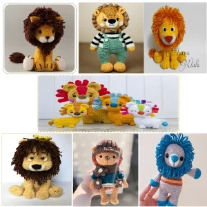 Receita Amigurumi - Leão