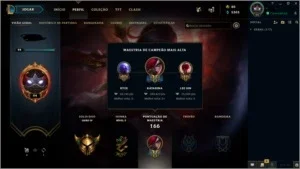 conta lol 11 skins ouro 4 lvl 94