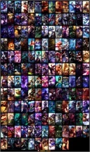 Conta ouro5, +60skin, +70 champs