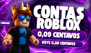 Contas Roblox 0,09 Centavos +Brinde Steam Keys 0,28 Centavos