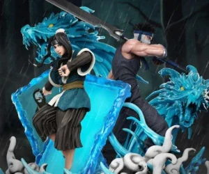 Haku x Zabuza naruto 3d stl
