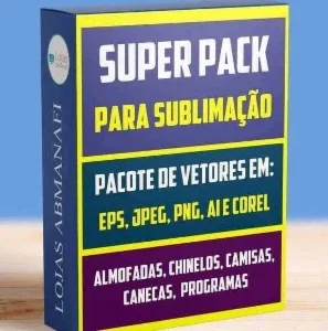 Mega Pack Sublimação – O Pacote Completo Para Suas Criações