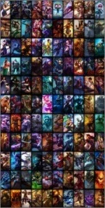 Conta de LOL - Borda platina - 110 skins - 104 campeões