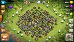 Conta Clash of clans,cv 9 quase full
