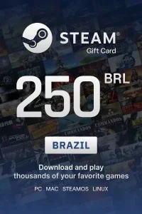 Gift Card Steam R$250,00