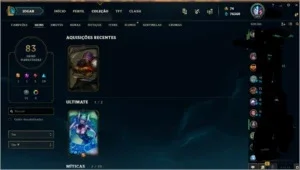 Conta do lol Diamante 3