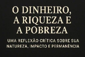 EbooK: O Dinheiro, a Riqueza e a Pobreza